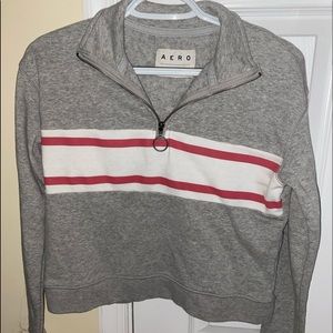 NWOT Cropped Quarter-Zip